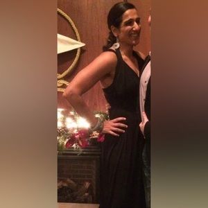 Beautiful long black dress - EUC worn once